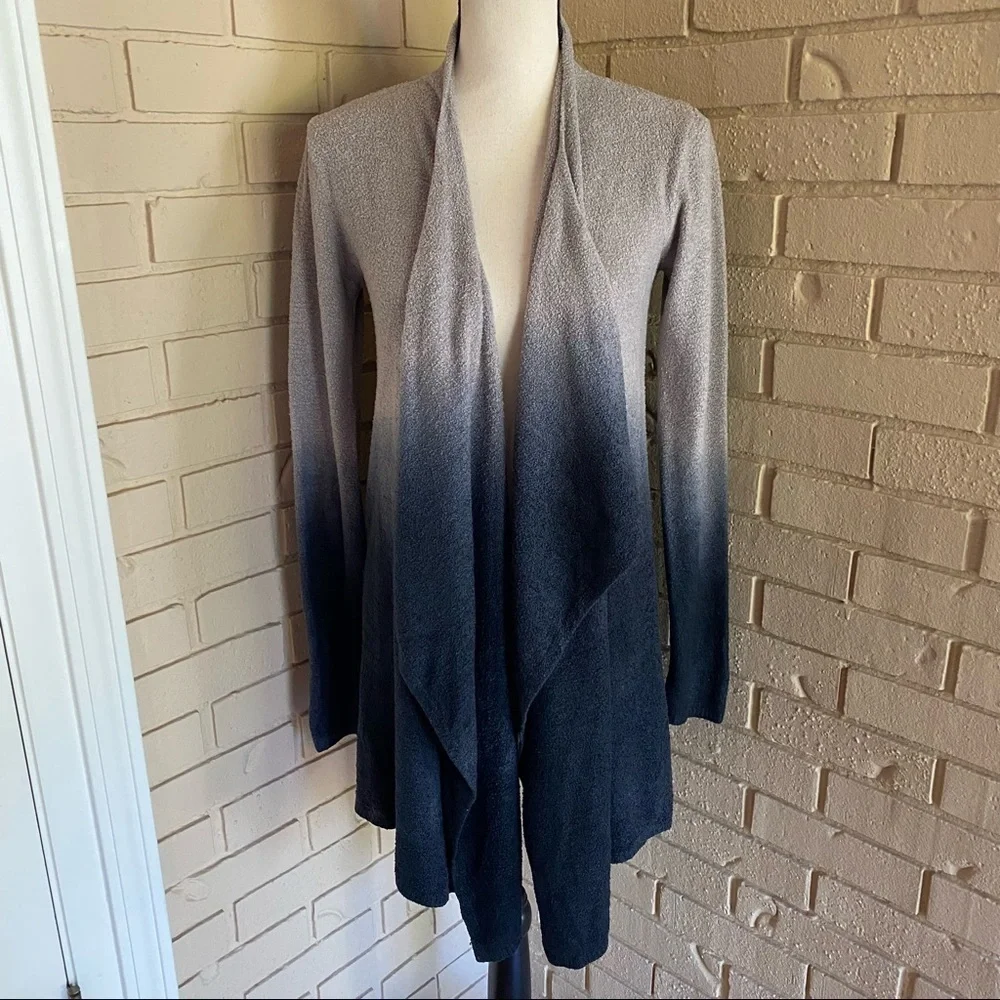 Barefoot Dreams Bamboo Chic Lite Calypso Wrap Ombre Cardigan S/M Style 436